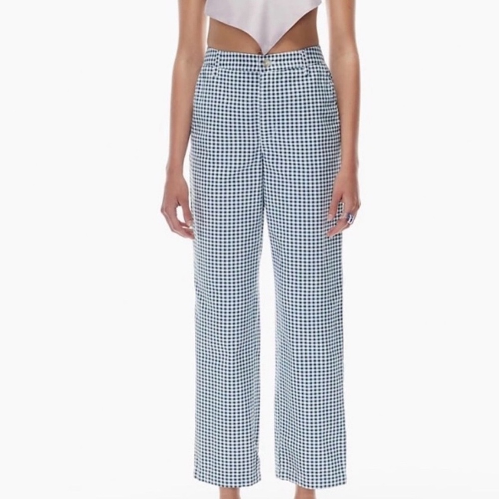 Aritzia Sunday Best Checkered Pants